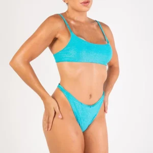 Biquini 90's Lurex Sky Gold (4 em 1) - Disco!